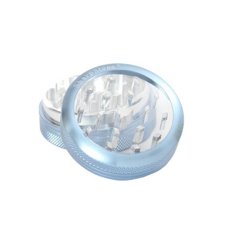 SharpStone® | CLEAR TOP 2 PIECE HERB GRINDER - 2.2" [ GRI906 ]