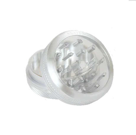 SharpStone® | CLEAR TOP 2 PIECE HERB GRINDER - 2.2" [ GRI906 ]