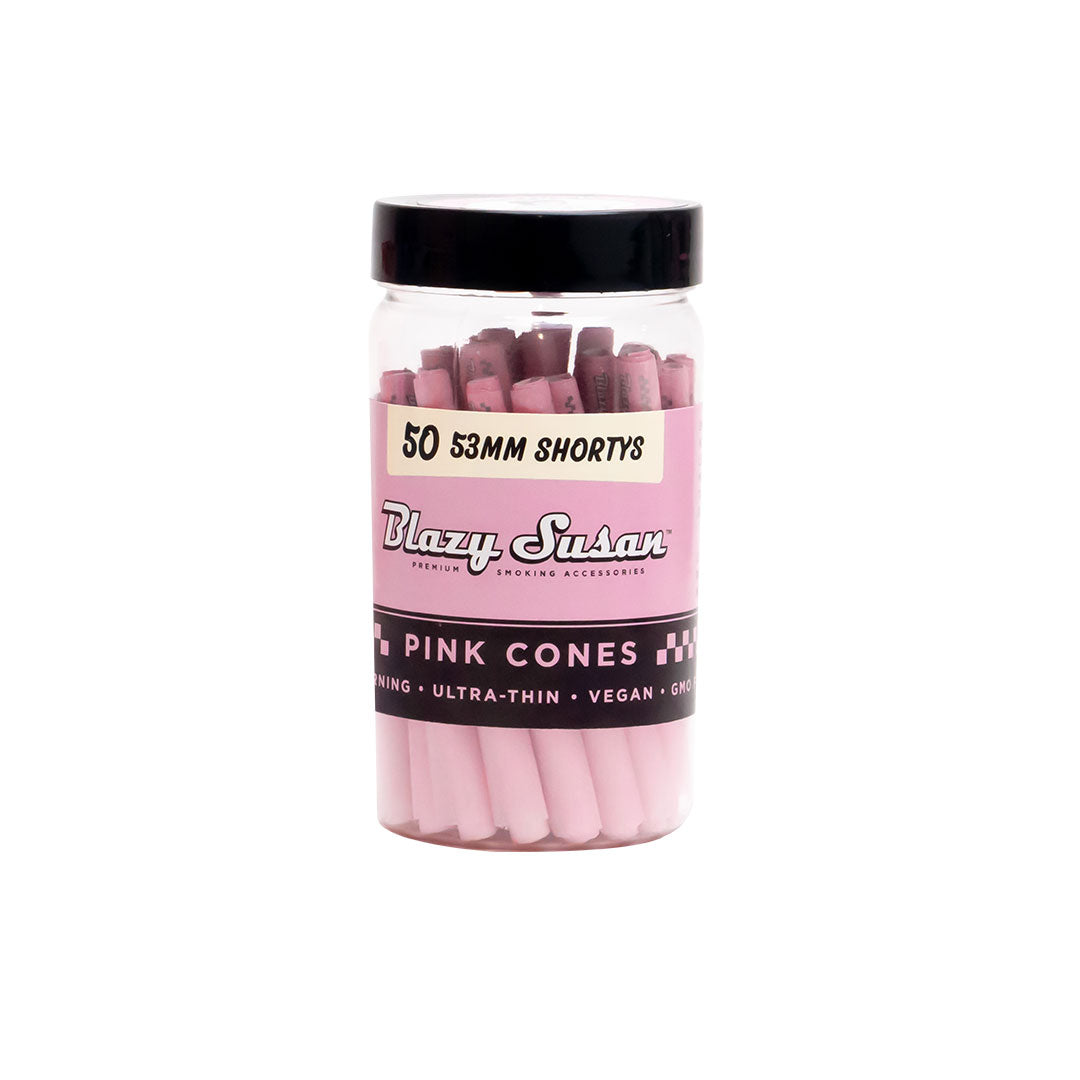 Blazy Susan | Pink shorty Cones Pack of 50 Pre-rolled Cone (Bulk / Tower) BB Canada