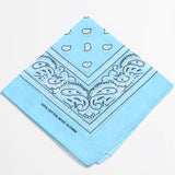 Cotton Bandana 12 display Bandana NIBO Distribution SKY BLUE