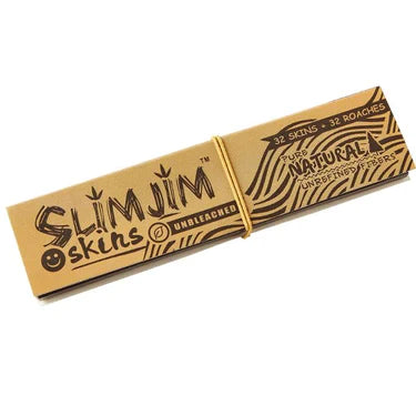 Slimjim | Natural King Size Skins + Tips Box of 22