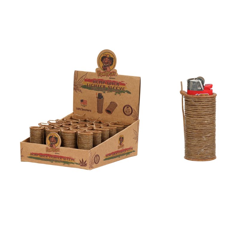HoneyPuff | EcoTwist Hemp Lighter Sleeve – 10″ [P1322] Single Pack Canadian Distributor Big Lighter