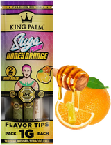 King Palm | 2 Mini Hand-Rolled with flavor tips Box of 20