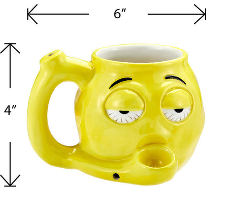 STONED EMOJI MUG - roast & Toast Mug Pipe Roast and Toast Gifts