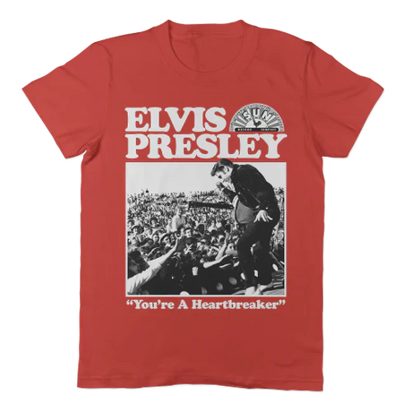 Sun Records X Elvis | "Heartbreaker" Short Sleeve T-shirt Short Sleeve Philcos Medium