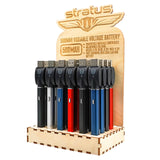 Stratus | 500Mah vape battery W/USB Charger Display of 24