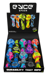 Eyce | Spoon Display – Pack of 10 (Assorted) Silicone Pipe Synergy Innovation
