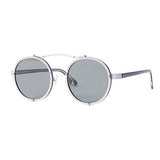 Premium K-Designed Sunglasses - Round V Sunglasses EyeEye Silver