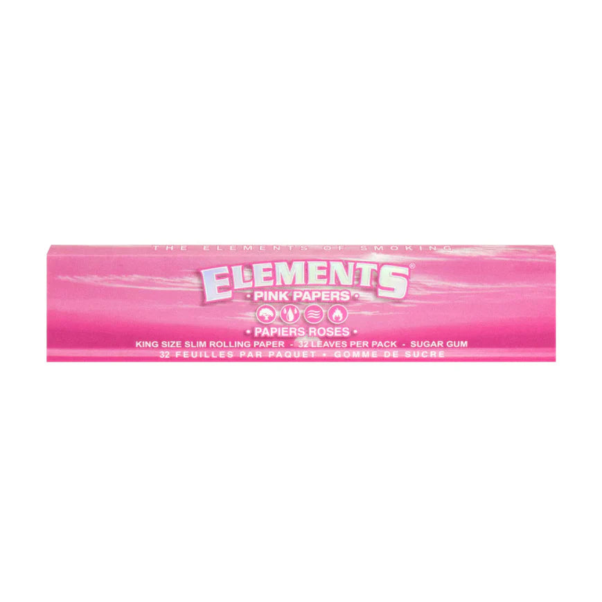 Elements Pink smoking Papers King Slim