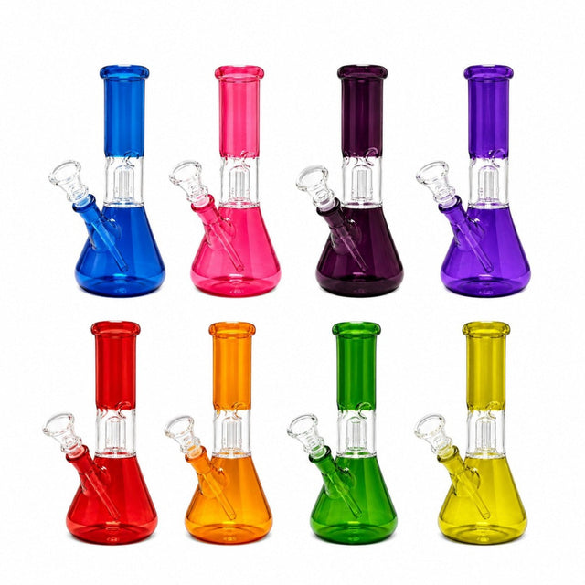 8" Color Rush Percolator Bong
