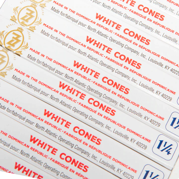 Pre-Rolled Cones - Zig-Zag White 1 1/4 Papers Box of 24