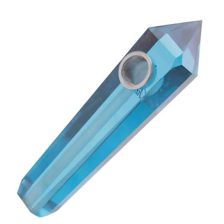 QUARTZ PIPE | BLUE CRYSTAL Quartz · Stone Xhaal Inc