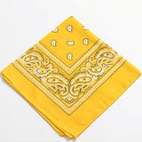Cotton Bandana 12 display Bandana NIBO Distribution Yellow
