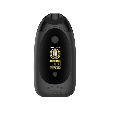 Yocan | Dubb Dual Cartridge Digital Vaporizer Assorted Colours 510 Battery Smoking Cat Distribution(S) BLACK