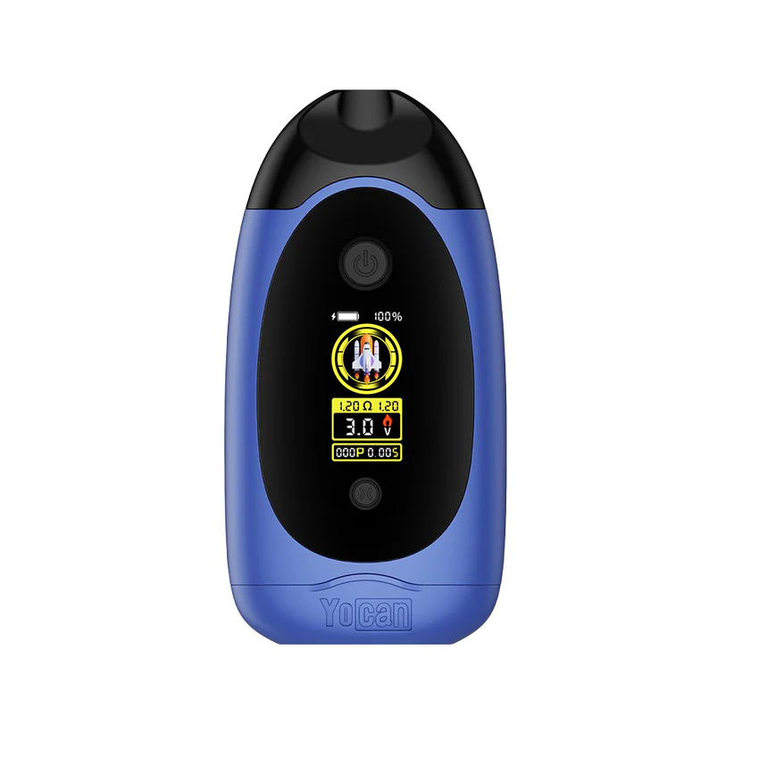 Yocan | Dubb Dual Cartridge Digital Vaporizer Assorted Colours 510 Battery Smoking Cat Distribution(S) BLUE