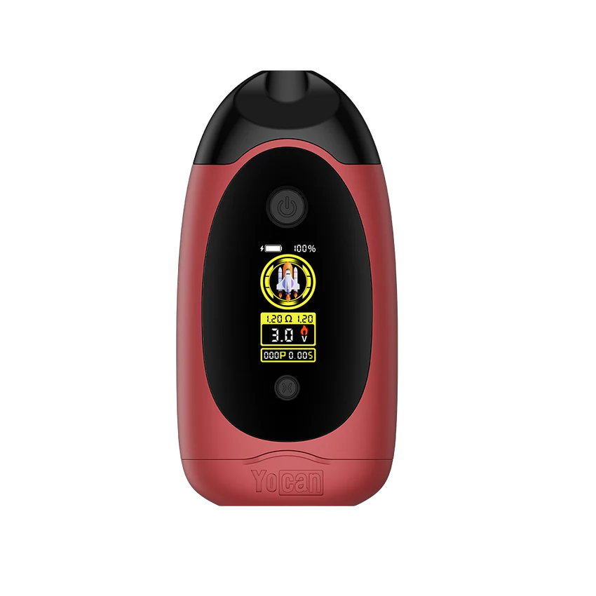 Yocan | Dubb Dual Cartridge Digital Vaporizer Assorted Colours 510 Battery Smoking Cat Distribution(S) BURGUNDY