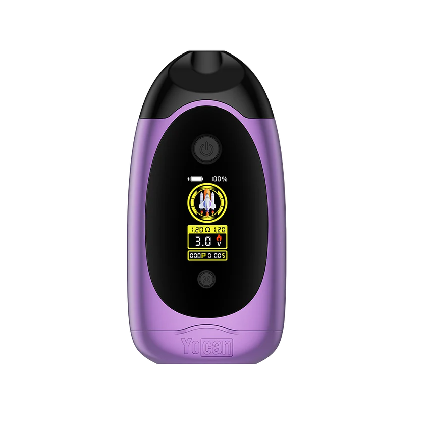 Yocan | Dubb Dual Cartridge Digital Vaporizer Assorted Colours 510 Battery Smoking Cat Distribution(S) PURPLE