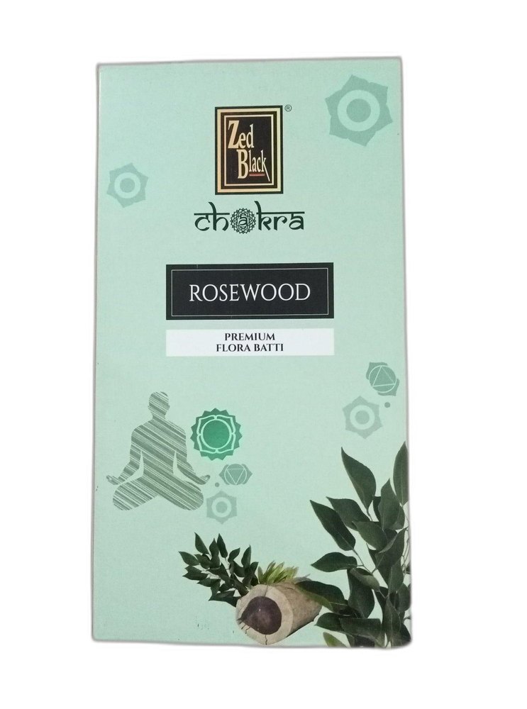 Zed Black | Chakra Incense Sticks – 15g, 12 Packs/Box Incense Canadian Distributor Rose Wood Flora