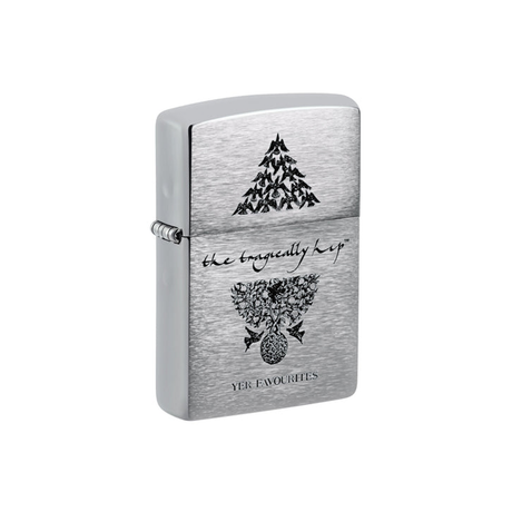 Zippo 200-109014 Tragically Hip Dove Yer Fav Black Zippo Lighter ONE