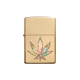 Zippo 49240 Pot Leaf Fusion Design