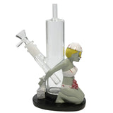 9'' Resin zombie nurse water pipe [H356]